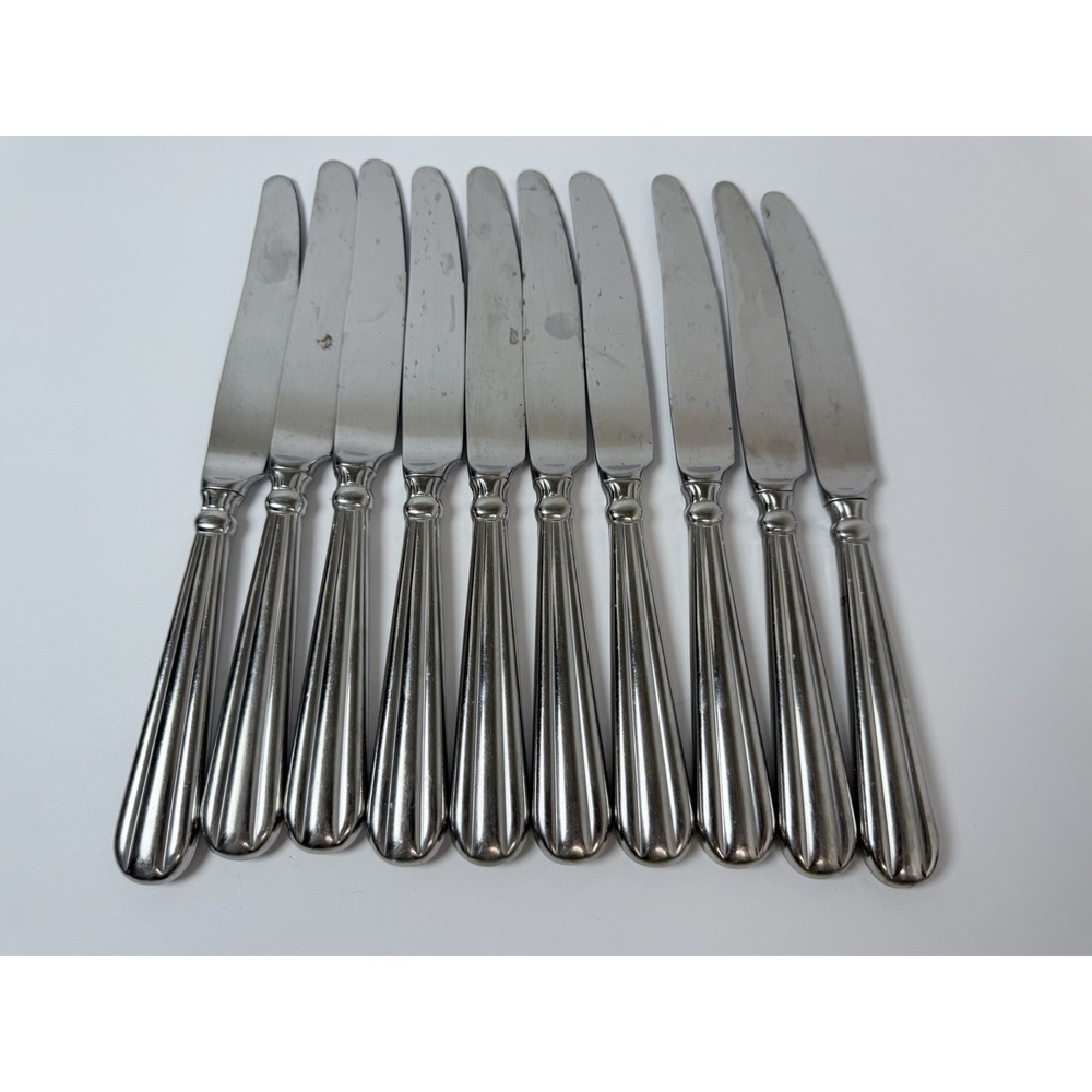 Oneida Unity 10 Dinner Knives Stainless Flatware Replacements USA
